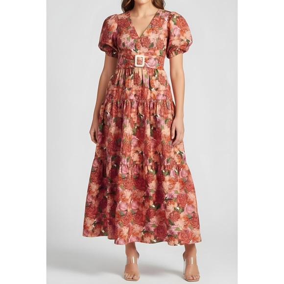 SACHIN & BABI Carina Dress Mazzolino Rosa 14 (US)